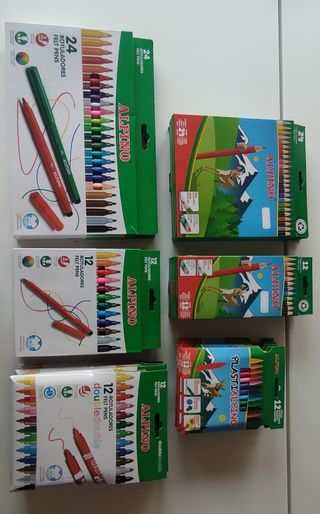 Material escolar de la marca Alpino