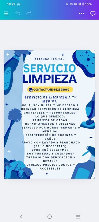 Servicio Limpieza a Domicilio