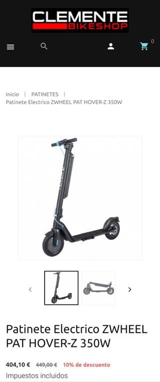 Patinete eléctrico Hover-Z