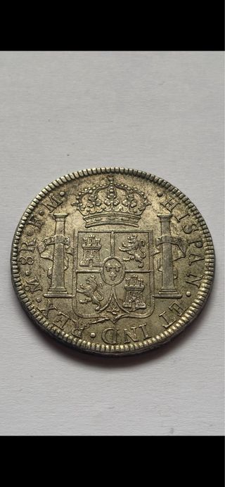 8 reales 1784 (MBC+/EBC-) México Carlos III