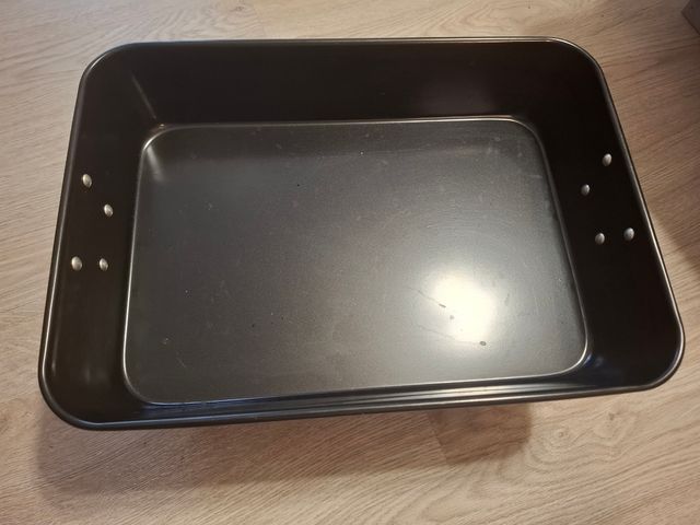 Bandeja horno negra - metal