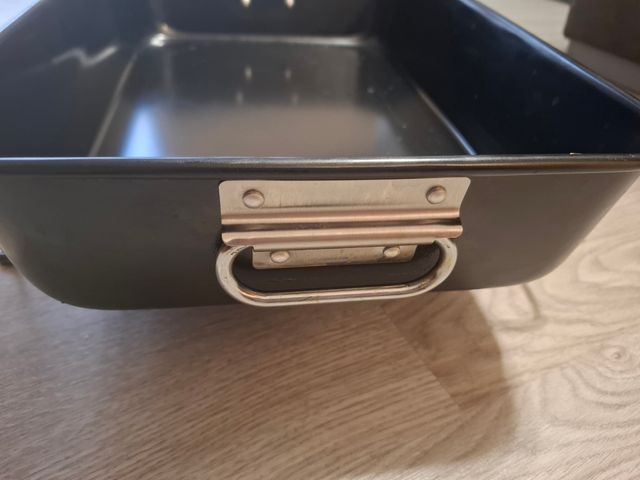 Bandeja horno negra - metal