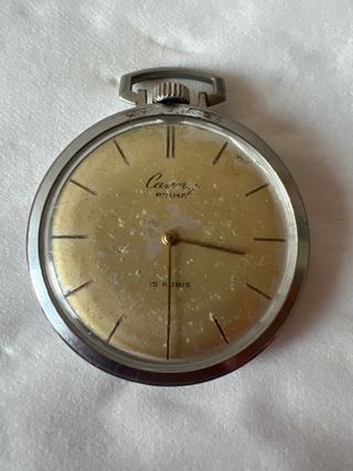 Reloj Bolsillo Cauny Prima 15 Rubis