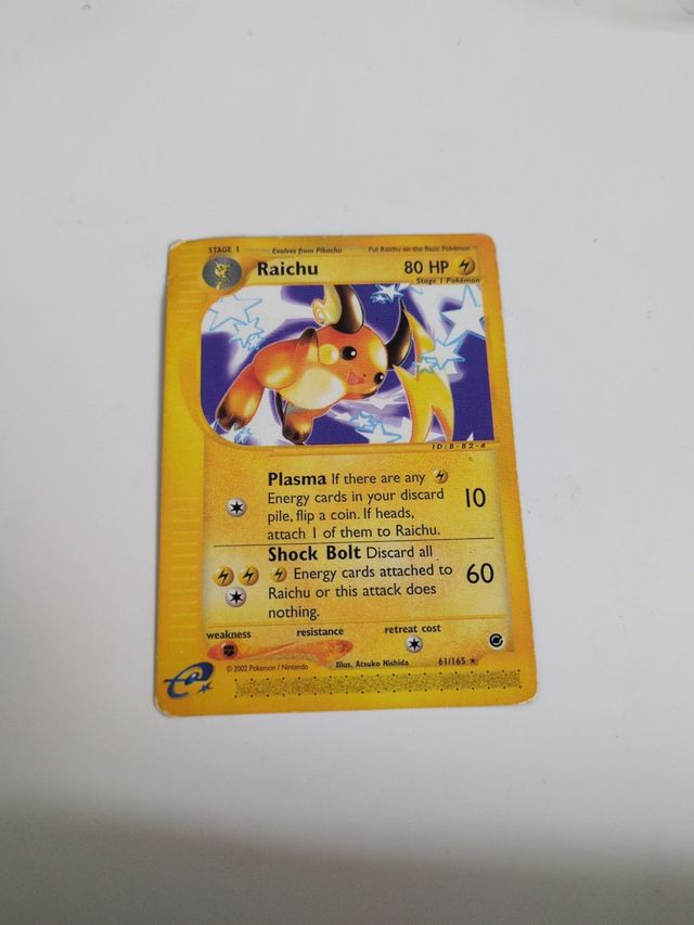 Carta Raichu 61/165 - Pokémon
