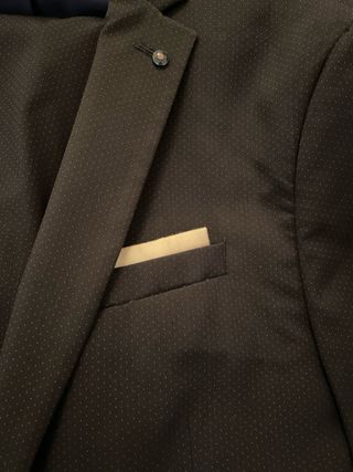 Traje azul hombre - moderno
