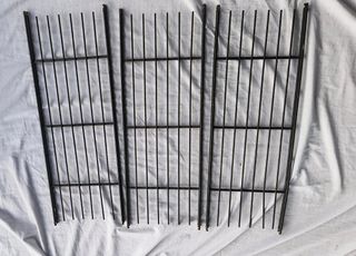Estantería vintage metal y madera 8/u