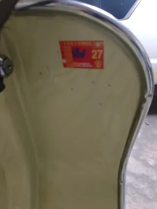 Vespa clásica  125N (1955)