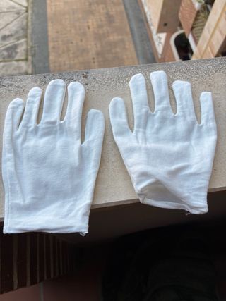 Guantes blancos - 2 pares