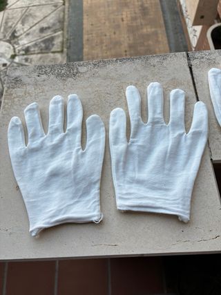 Guantes blancos - 2 pares