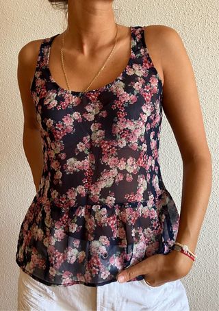 Blusa estampada flores