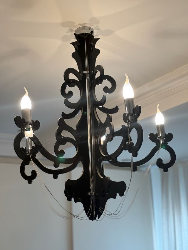 Araña negra Liderlamp - Moderna