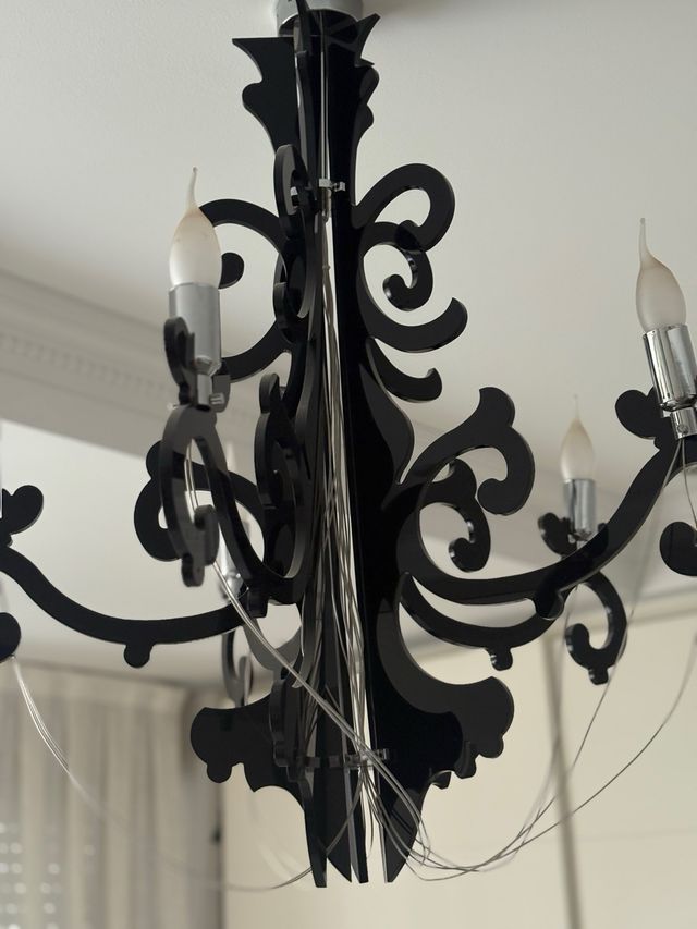 Araña negra Liderlamp - Moderna