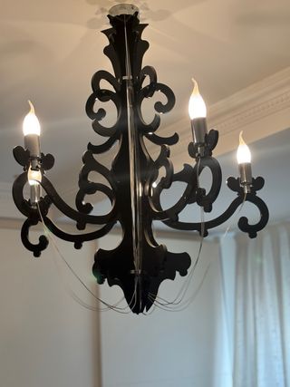 Araña negra Liderlamp - Moderna