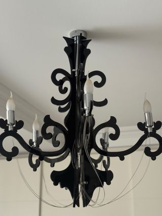 Araña negra Liderlamp - Moderna