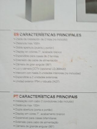 Kit videoportero Legrand nuevo sin uso