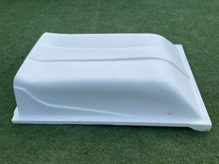 Tapa remolque blanca en fibra de vidrio