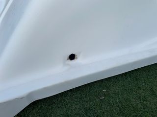Tapa remolque blanca en fibra de vidrio