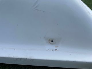 Tapa remolque blanca en fibra de vidrio