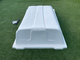 Tapa remolque blanca en fibra de vidrio