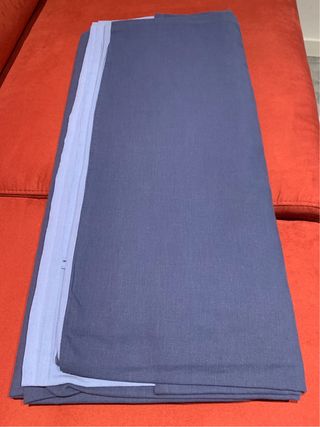 Copripiumino Cotone Blu