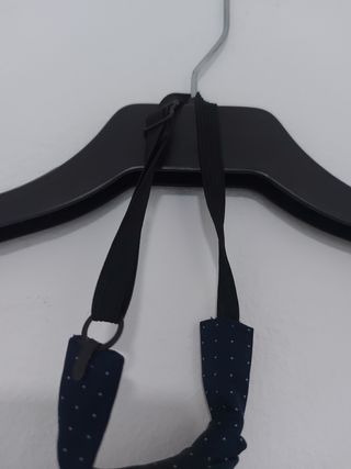 Corbata azul lunares - Hombre