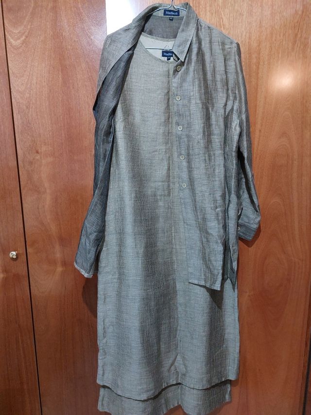 Vestido largo Madison XL gris