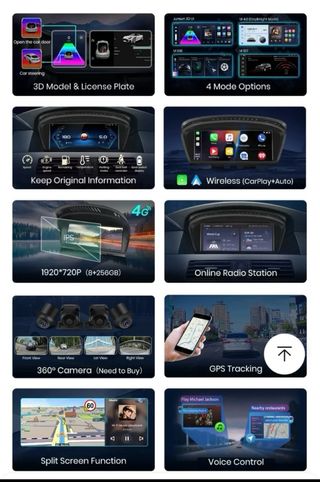 Radio BMW e90/e60 Android Auto y Carplay