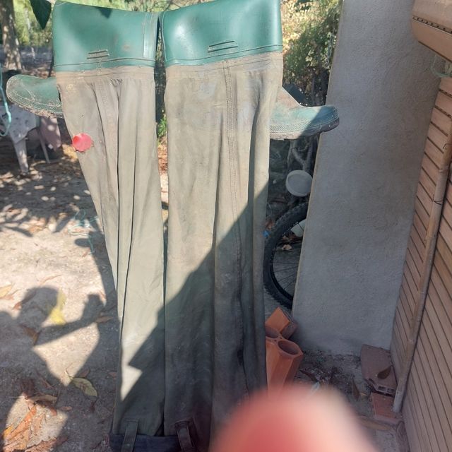 Traje pesca río playa - botas talla 40