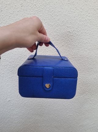 Joyero azul pequeño