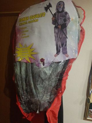 Traje Zombie Esqueleto Infantil