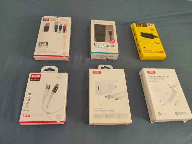 Cargadores USB C, MicroUSB, 10W, 12W