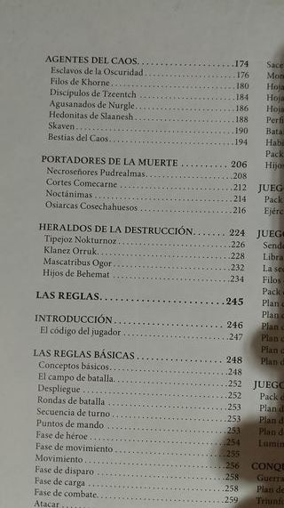 Warhammer age of sigmar, libro Basico