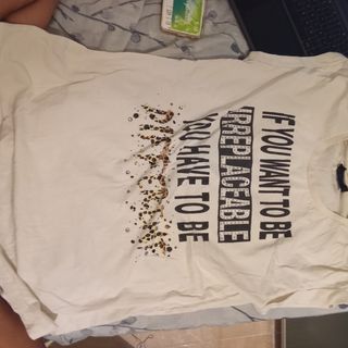 Camiseta blanca - frase inspiradora