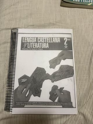 Libro 2 bachillerato Lengua Castellana Literatura 