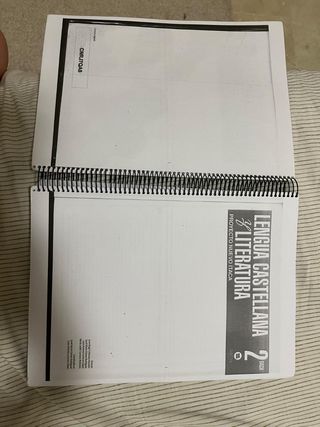 Libro 2 bachillerato Lengua Castellana Literatura 