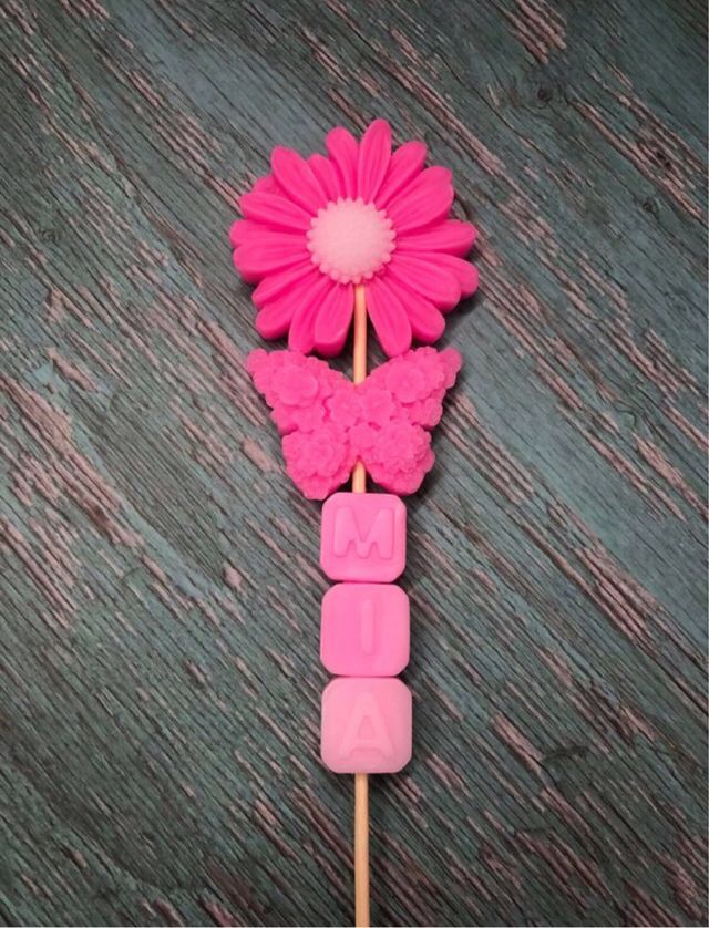 BROCHETA JABÓN ARTESANAL BAUTIZO