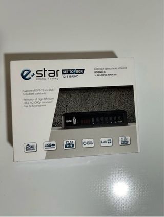 Receptor T2-618 UHD eStar - TV Digital