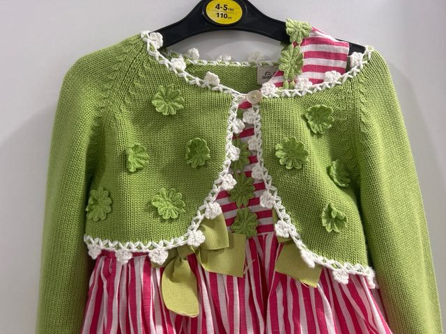 Conjunto niña Lolittos rayas rosa