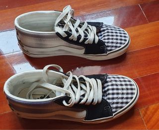 Vans Sk8-Hi Gingham media caña