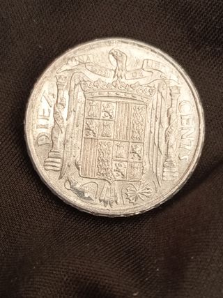 Moneda España 10 céntimos 1941