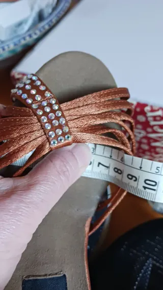 Zapato baile salón proBaile dorado 35