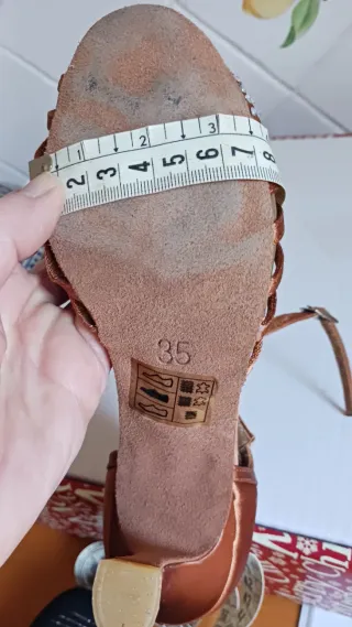 Zapato baile salón proBaile dorado 35