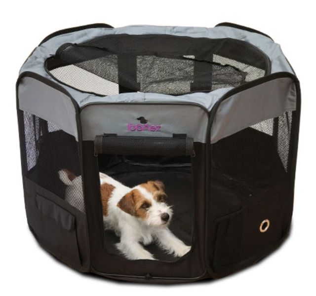 Parque Plegable Perros Loneta Ibanez