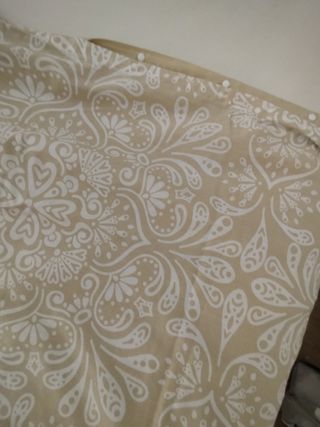 Nórdica algodón beige-teal 150cm