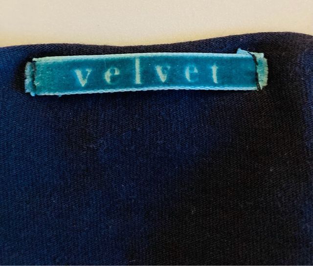 Maglia Velvet blu L - Maniche corte