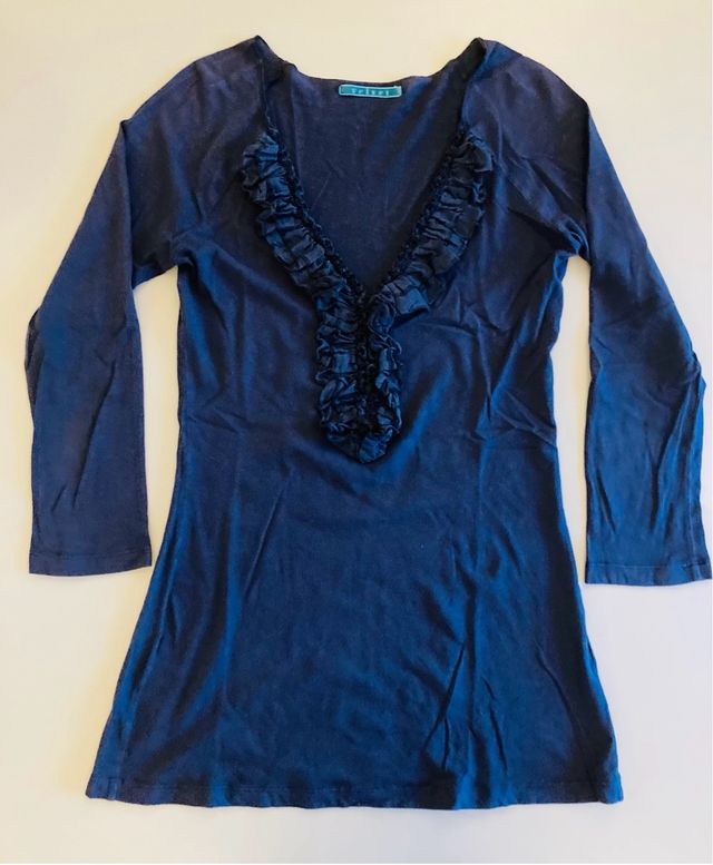 Maglia Velvet blu L - Maniche corte