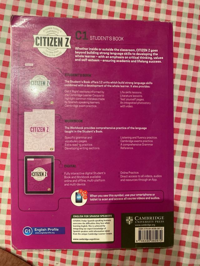 Citizen Z C1 Student's Book with Augmented Reality