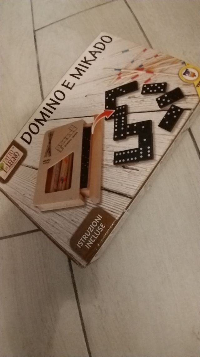 Domino e Mikado in legno