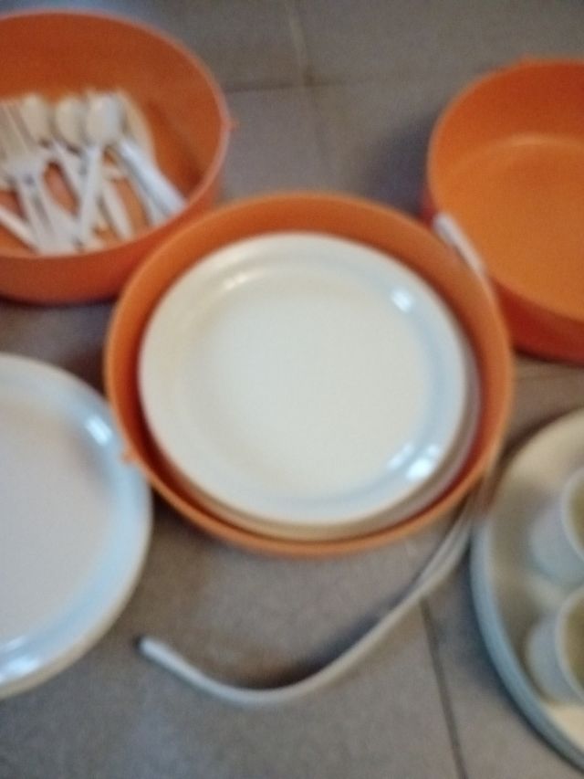 Picnic Vintage años 70 - 2 juegos