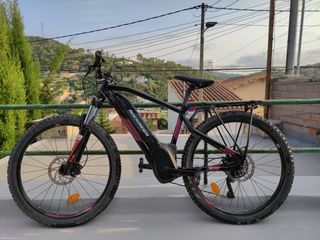 Bicicleta eléctrica mujer Rockrider E-ST520